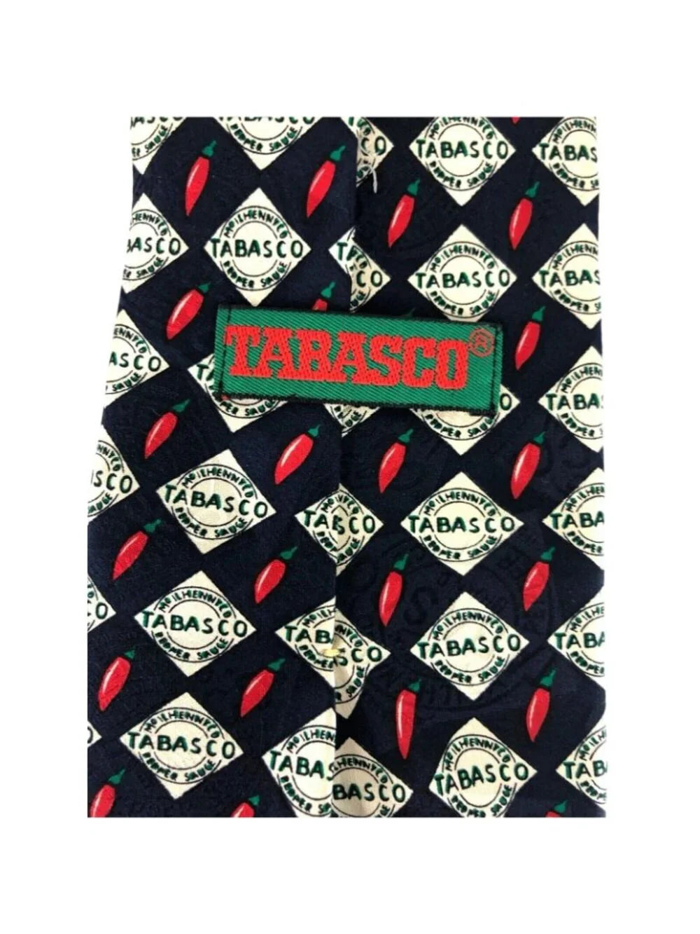 Tabasco Multicolor 100% Silk Mens Tie Necktie Chili Pepper